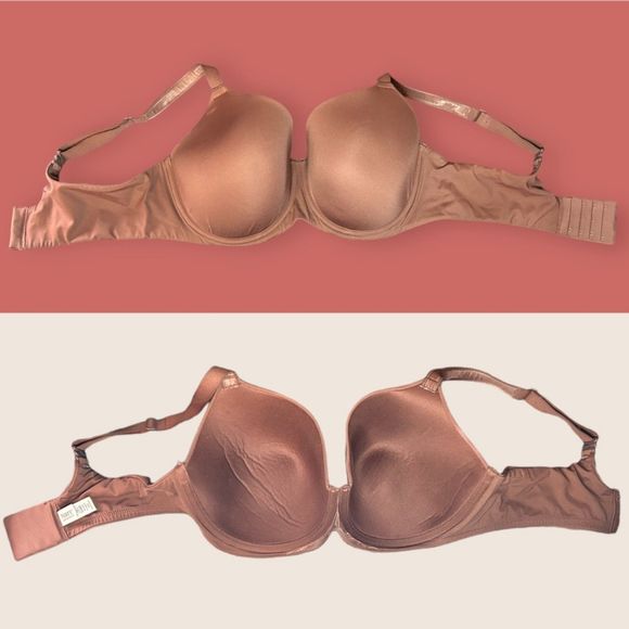 🤎 BARE NECESSITIES FAVORITE T-SHIRT BRA COCO BROWN 38DD ADJUSTABLE STRAPS - Picture 2 of 9